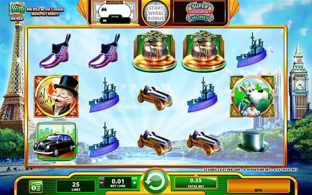 Super Monopoly Money slot gameplay